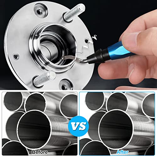 3D Printer Deburring Tool Set with 11pc High Speed Steel Multipurpose Blades Removing Burr 5Pcs Needle File 1pc Micro Wire Cutter for 3D Printed Edges Metal Resin Copper Plastic PVC Pipes