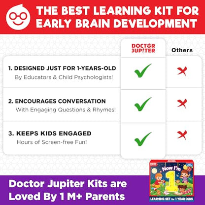 Doctor Jupiter Now I AM 1 Educational Learning Toy for 1 Year Olds - style: Now I AM 1