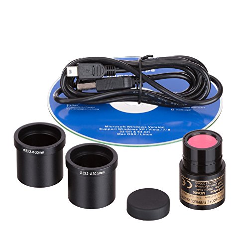 AmScope MD500 USB Digital Camera, 5.0 Megapixel - style: MD500A