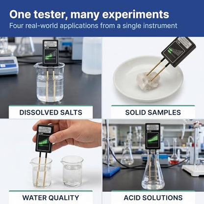 United Scientific™ Electric Conductivity Tester, Meter for Lab & Classroom