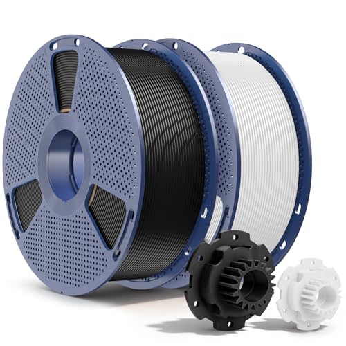 SUNLU PETG Filament 1.75mm,2kg,Black+White - color: 2000g Black+white, size: 2kg