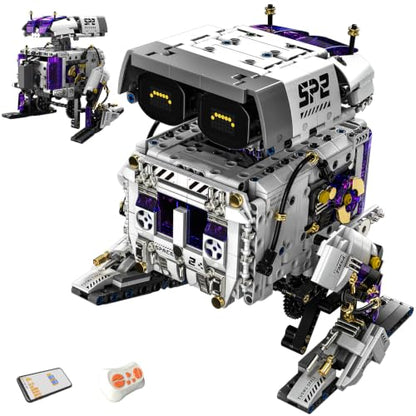 HPROMOT STEM Robot Building Kit for Kids & Teens | Ages 8-16 |1140 PCS | APP & Remote Control | Advanced Coding &Engineering | Rechargeable | STEM Gift for Boys Girls Ages 8-16 - color: T1119