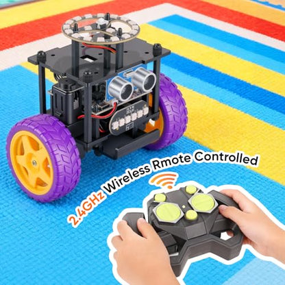 Smart Robot Car Kit, Robotics for Kids Ages 8-12 12-16 - color: Purple