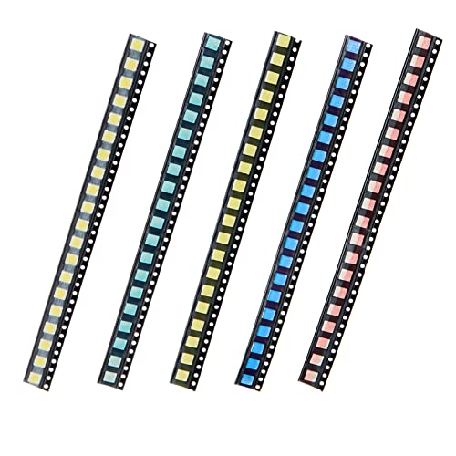 100pcs 5 Types Colors 5050 SMD LED Diode Lights Chips Kits. - style: 5050