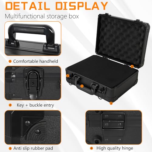 13 Inch Hard Carrying Storage Case - size: Inner：12.5''X 9.5''X 5.1''