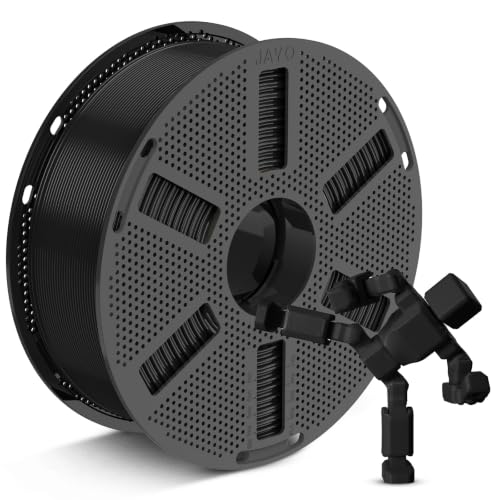 JAYO PETG 3D Printer Filament 1.75mm, 1.1kg Reusable Spool, Black - color: 1.1kg Black