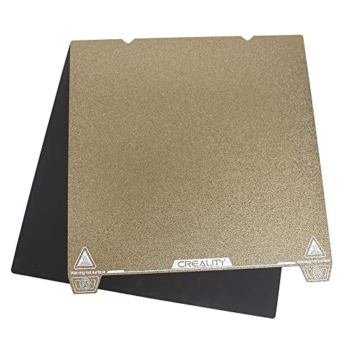 Creality Official Ender 5 S1 3D Printer Powder Painted PEI Flexi Steel Magnetic Build Plate 235 * 235mm for Ender 3 V3 SE/KE,Ender 3 S1,Ender 3,Ender 3 V2,Ender 3 V2 Neo,Ender 5 Pro,CR-10 SE,CR-20 - size: 235MM Textured PEI (Ender 5 S1)