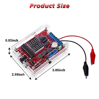 MiOYOOW Soldering Practice Kit, DIY PWM Adjustable Signal Generator Voltage Current Tester Electronics Project Kit, LED Display Multifunctional Frequency Counter Soldering Kit for Learning