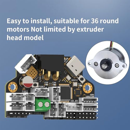 FYSETC 3D Printer Accessories H36 Board: Tool Combo Plate Kit V1.3 Version Hight Temperature 185℉ for Supporting Klipperr Firmware Canbus USB