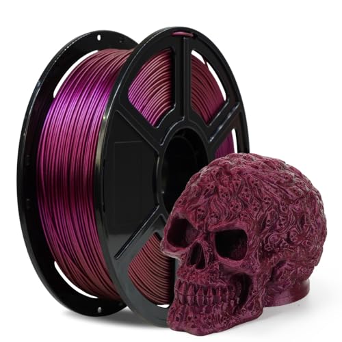 FLASHFORGE Chameleon Rapid PLA Filament 1.75mm Abyssal Red, PLA Color Shift High Speed 3D Printer Filament, Max 500mm/s Fast Printing, Display Shimmering Effects from Various Angles and Light - color: Abyssal Rede