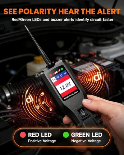 ANCEL PB100 Automotive Power Circuit Probe, 12-24V Elec. Short &Open Finder - color: Red Black