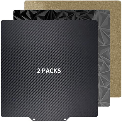 2 Pack PEO PET Build Plate & Textured PEI Sheet for Qid1 X-Plus 3 - size: 280x280mm-2pcs