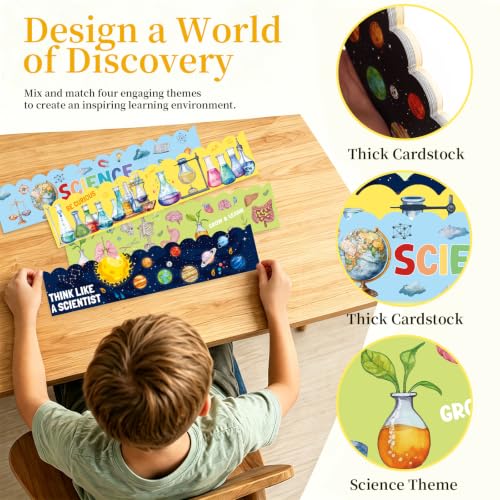 Fancy Land Science Bulletin Board Borders for Classroom Decorations 69 Feet