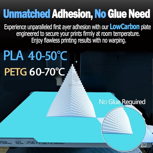 Cold Build Plate 235mm*235mm for Adventurer 5M Pro/5X/Ender 3 V3 SE/3 V2/3 S1 Pro/3 V2 Neo/3 Pro/Ender 5 Pro/Kobra 2 Pro/Neptune 3 Pro/4，Light Blue，Room Temperature Printing - size: Cold Plate K1-235*235mm