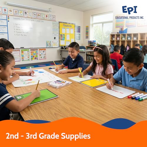 EPI Essentials Bulk School Supplies for Kids – 2nd to 3rd Grade School Supply Packs – Wide-Ruled Bundle with Classroom-Ready Standard List Essentials – 168 Boxes per Pallet - size: 2nd-3rd Grade, style: Pallet