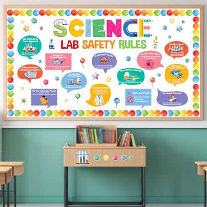 Fancy Land Science Bulletin Board Sets for Classroom Decorations 81Pcs