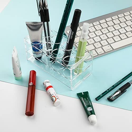 Homakover 8 Holes Test Tube Rack,Transparent Acrylic Test Rack 50ML