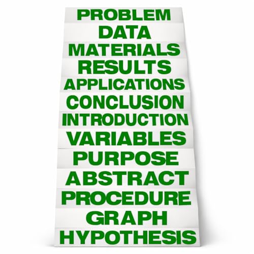 Flipside Products Green Science Fair Titles, Display Board Titles, Projects, School, Kids, Classroom, Pack of 24 - color: Green