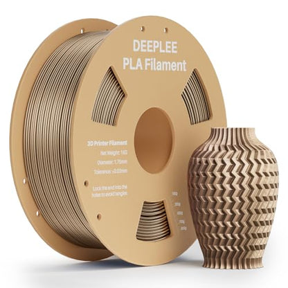 Metallic Gold PLA Filament 1.75mm, 1kg Metal-Like - color: 1*metallic Gold
