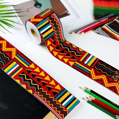 Outus 68 ft Juneteenth Day Bulletin Board Borders, 2.99 Inches - size: 2.99 Inches, style: Africa American