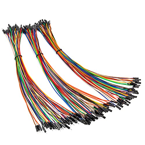Chanzon 120pcs 30cm Jumper Wire Kit M-M M-F F-F Dupont Multicolor Arduino - color: (4) 120pcs Mix kit (40pcs x 3types), size: 30CM