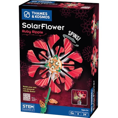 T&K SolarFlower: Ruby Ripple | Sustainable Energy Set - color: Ruby Red