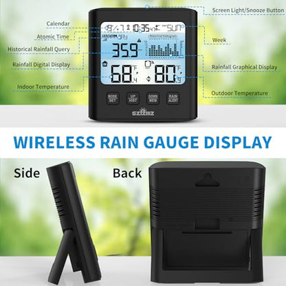 Wireless Rain Gauge Outdoor with Rain Collector