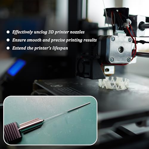 10PCS 3D Printer Nozzle Cleaning Needles, 10Size Stainless Steel