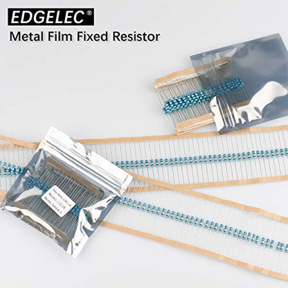 100pcs 2 ohm Resistor 1/4w (0.25 Watt) ±1% Tolerance Metal Film Fixed Resistor, Multiple Values of Resistance Optional - size: [E6P001] 2 ohm
