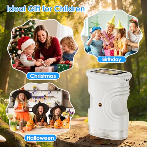 4K 1000X Handheld Digital Microscope for Kids with 2.0" IPS Screen(White) - color: White
