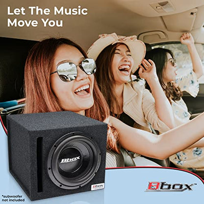Atrend Bbox 12SVSC Single Vented 12 Inch Subwoofer Box - Premium Subwoofer Box Improves Audio Quality, Sound & Bass - Car Subwoofer Boxes & Enclosures with Nickel Finish Terminals - size: 12 inch, style: VENTED