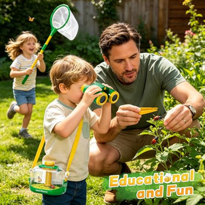 Kids Bug Catcher Kit Outdoor Explorer Set Educational Nature Toy Ages 3-12 - size: 378-3