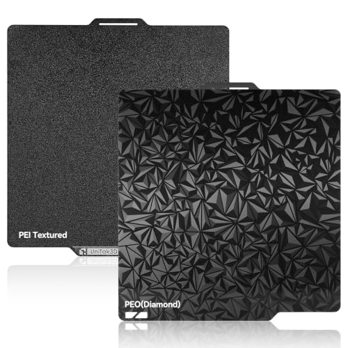 PEO+PEI Build Plate for Bambu Lab A1/P2S/P1S/X2D/P1P/X1C/X1/X1E 3D Printers - color: Double Sided PEI+PEO, size: for Bambu Lab A1/P2S/P1S/P1P/X1C/X1/X1E/X2D
