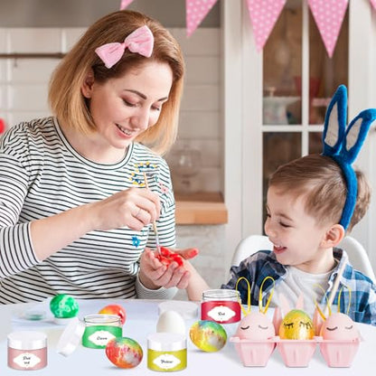 PeacePeo 4 OZ Plastic Jars with Lids, 72 Pcs Clear Storage Containers