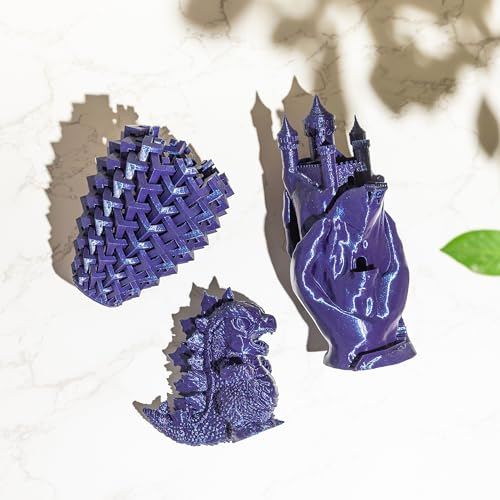 Nebula Purple Chameleon PLA 1.75mm 1kg Color Change Glitter 3D Filament FDM - color: H_pla-bsl-01 Nebula Purple