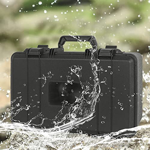 TORIBIO Hard Carrying Case with Foam Shockproof Storage 17"x10.3"x5.5" - size: 17" x 10.3" x 5.5"