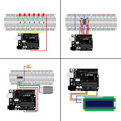 LAFVIN Ultimate Starter kit with R3 Board Mega2560 Mega328 Nano Compatible with Arduino IDE with Tutorial