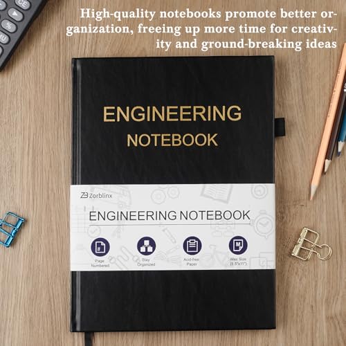 Engineering Notebook, Professional Engineering Paper Notebooks for Work