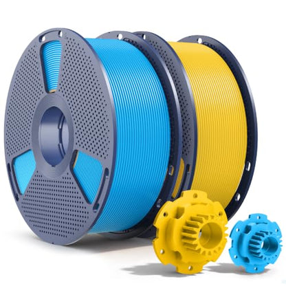 SUNLU PETG Filament 1.75mm,2kg,Cyan+Vivid Yellow - color: 2kg Cyan+vivid Yellow, size: 2kg