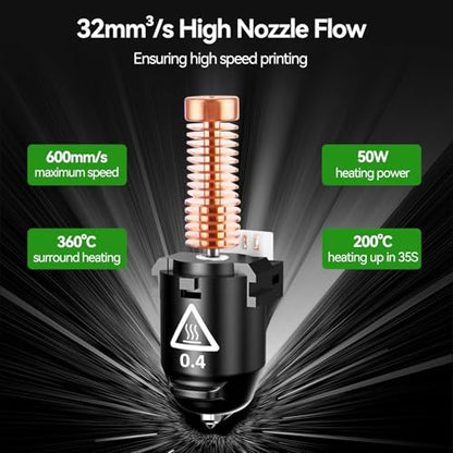 CCTREE Original AD5M Hotend for FLASHFORGE Adventurer 5M/5M Pro, 0.6MM - size: 0.6MM