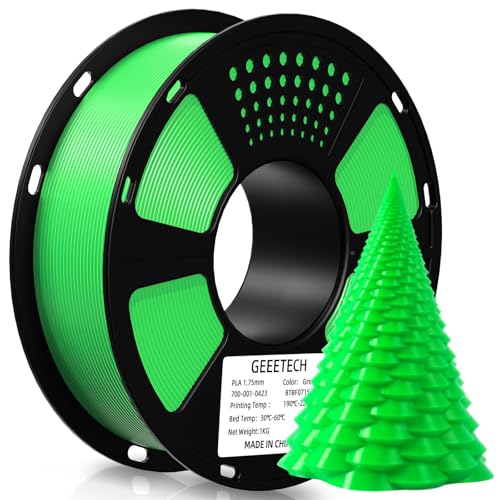 Geeetech Green PLA Filament 1.75mm for Bambu AMS - color: 1kg Pla Green