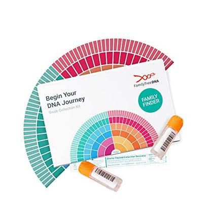 FamilyTreeDNA Family Finder Ancestry & DNA Test, Swab Collection Kit
