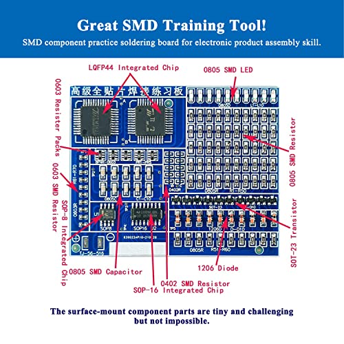 4PCS ISolderStore Electronic DIY Kits SMD Kit Soldering Practice Kit DIY Soldering Project for Teens Kids Adults Thanksgiving Xmas Gift - size: SMD A-4PCS