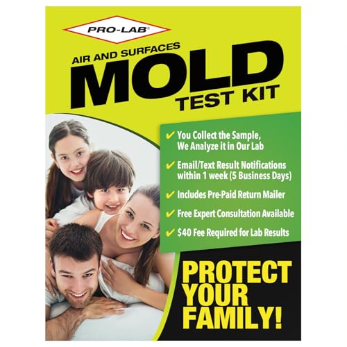 Mold Test Kit for Home, DIY Air Quality Mold Detection, Lab Fee Required - size: 1 Sample