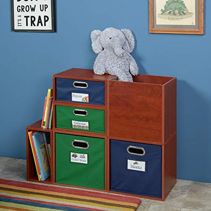 Niche Cubo Half Size Stackable Storage Cube- Warm Cherry (PC1206WC)
