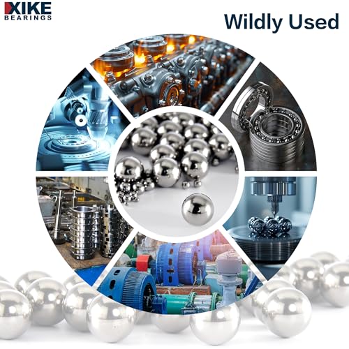XIKE 1-8mm Chrome Steel Balls G16 Assortment Kit (590 Pcs 12 Sizes) - size: 12 Sizes