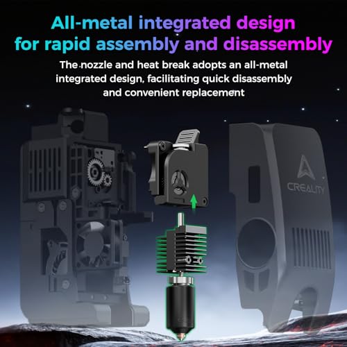 Creality Official K2 Pro Ceramic Heating Block Hotend Kit, Unicorn Quick Swap Nozzle Kit, 300°C High Temperature Resistant, Original All-Metal Integrated Kit for Creality K2 Pro Combo 3D Printer - style: K2 Pro
