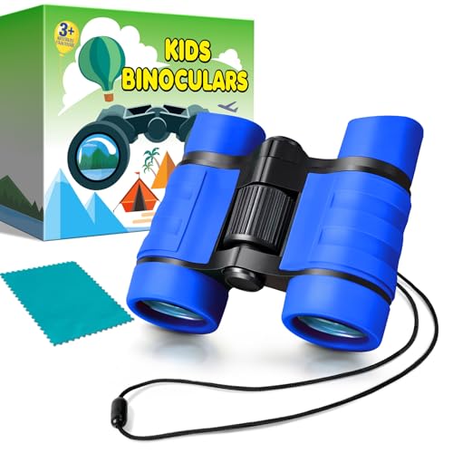Binoculars for Kids, Kids Binoculars for 3-12 Boys Girls, Outdoor Toys - color: Dark Blue