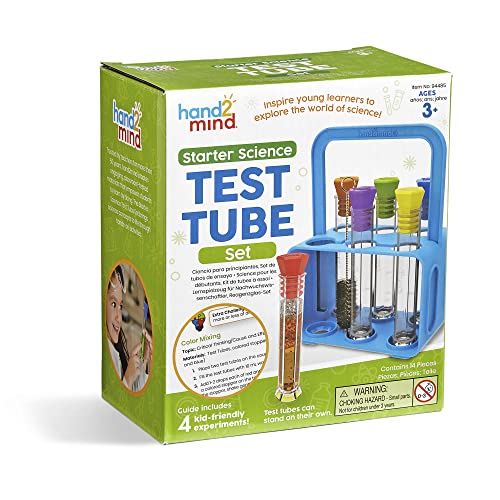 hand2mind Starter Science Test Tube Set, Set of 6