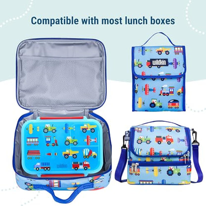 Wildkin Reusable Food Container for Kids – Trains, Planes & Trucks - color: Trains, Planes & Trucks